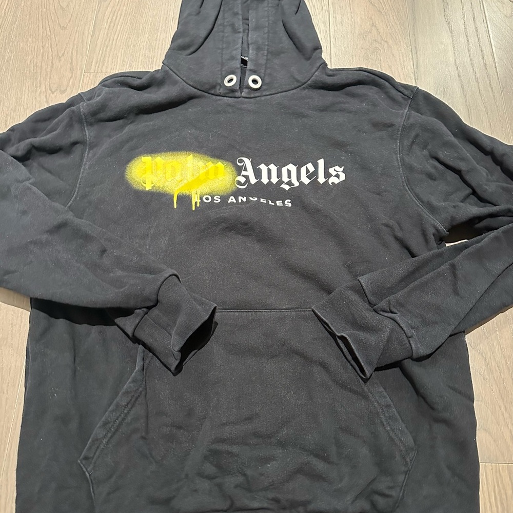 Palm Angels Black and Yellow Sweater